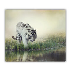 Tulup pjaustymo lentelė Baltasis tigras, 60x52 cm kaina ir informacija | Pjaustymo lentelės | pigu.lt