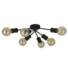 Searchlight потолочный светильник Dance 45201-6BK цена и информация | Потолочные светильники | pigu.lt