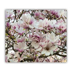 Tulup pjaustymo lentelė Magnolijos gėlės, 60x52 cm цена и информация | Разделочная доска | pigu.lt