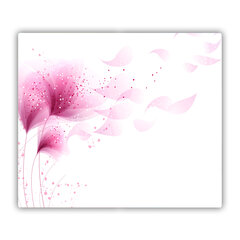 Tulup pjaustymo lentelė Rožinė gėlė, 60x52 cm kaina ir informacija | Pjaustymo lentelės | pigu.lt