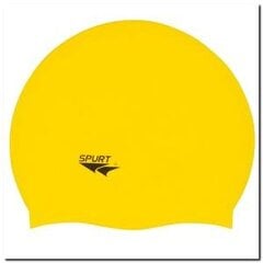 Plaukimo kepuraitė Spurt Solid, geltona kaina ir informacija | Plaukimo kepuraitės | pigu.lt