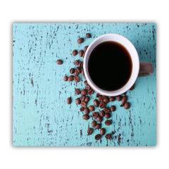 Tulup pjaustymo lentelė Juoda kava, 60x52 cm kaina ir informacija | Pjaustymo lentelės | pigu.lt