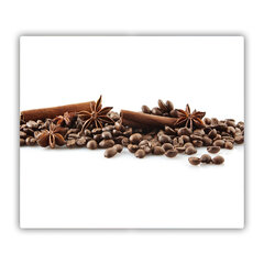 Tulup pjaustymo lentelė Kavos pupelių cinamonas, 60x52 cm kaina ir informacija | Pjaustymo lentelės | pigu.lt