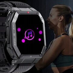 Revento K55 Black kaina ir informacija | Išmanieji laikrodžiai (smartwatch) | pigu.lt
