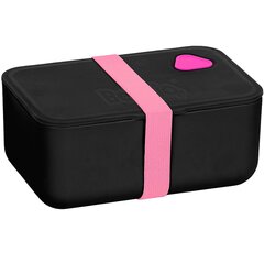 Pusryčių dėžutė Paso BeUniq, juoda/rožinė, 750 ml kaina ir informacija | Kūdikių indai, indeliai pienui ir įrankiai | pigu.lt