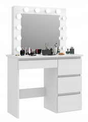 Kosmetinis staliukas Martigo Plus 94 x 75 x 43cm, baltas цена и информация | Туалетные столики | pigu.lt