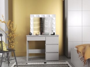 Kosmetinis staliukas Martigo Plus 94 x 75 x 43cm, baltas цена и информация | Туалетные столики | pigu.lt