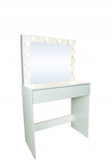 Kosmetinis staliukas 80 x 140 x 40 cm, baltas цена и информация | Туалетные столики | pigu.lt