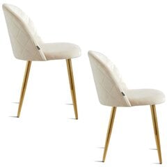 2-jų kėdžių komplektas Viking, Glamour, Smėlio spalvos цена и информация | Viking Мебель и домашний интерьер | pigu.lt