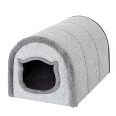 Guolis - namelis Doggy, 40 x 29 cm, šviesiai pilkas kaina ir informacija | Guoliai, pagalvėlės | pigu.lt