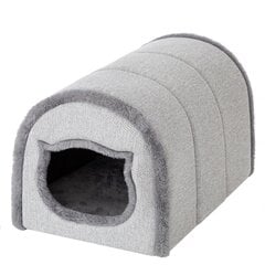 Guolis - namelis Doggy, įvairių dydžių, pilkas kaina ir informacija | Guoliai, pagalvėlės | pigu.lt