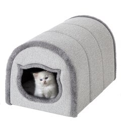 Guolis - namelis Doggy, įvairių dydžių, pilkas kaina ir informacija | Guoliai, pagalvėlės | pigu.lt