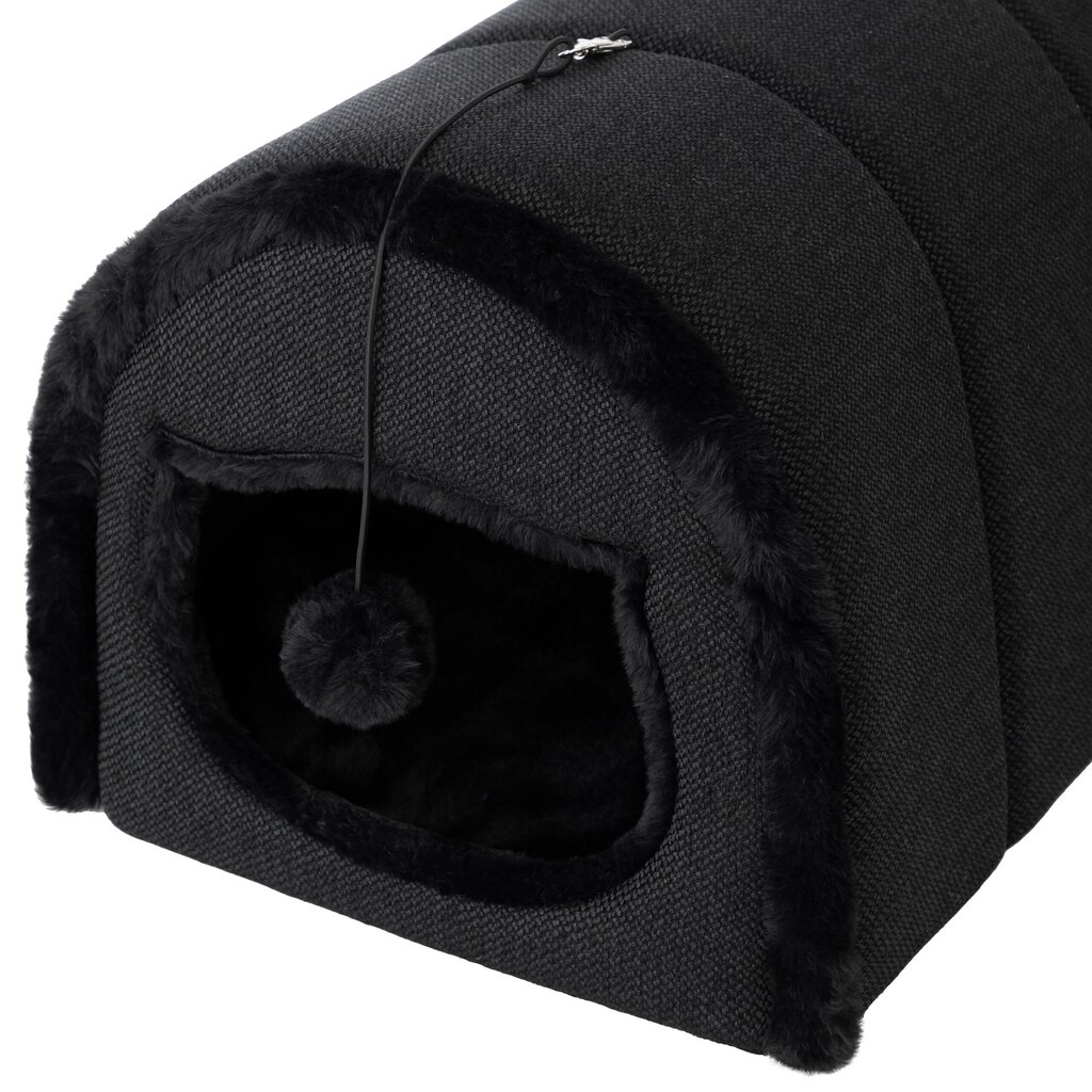 Guolis - namelis Doggy, įvairių dydžių, juodas kaina ir informacija | Guoliai, pagalvėlės | pigu.lt