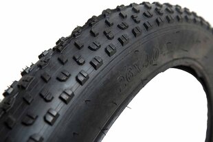 Покрышка для велосипеда "FAT BIKE" 26''x 4.0, черная, для фэтбайков цена и информация | Покрышки, шины для велосипеда | pigu.lt