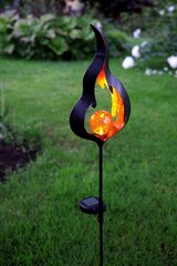 Светильник садовый декоративный "Пламя" 85см с солнечной панелью цена и информация | Уличные светильники | pigu.lt