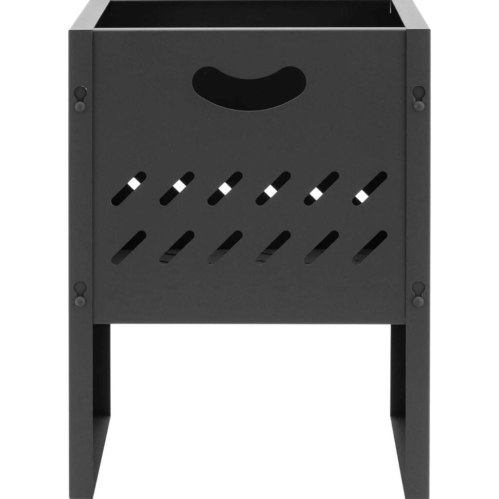 Sodo židinys ugniakuras Uniprodo, 30x30x40 cm, juodas kaina ir informacija | Laužavietės, ugniakurai | pigu.lt