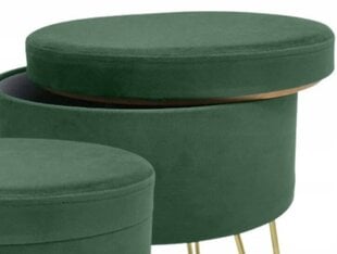 Пуф Royal 2in1, зеленый цена и информация | Кресла-мешки и пуфы | pigu.lt