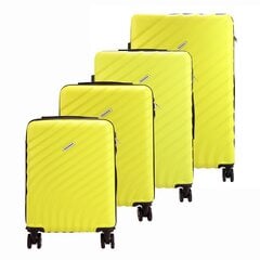 Набор чемоданов Gregorio W6007 S18/20/24/28 цена и информация | Чемоданы, дорожные сумки  | pigu.lt