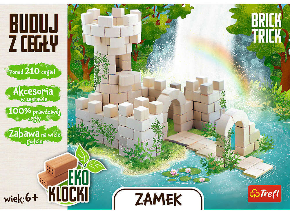 Surenkami konstruktoriaus blokeliai Trefl Brick Trick Castle, 210 d. kaina ir informacija | Konstruktoriai ir kaladėlės | pigu.lt