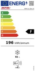 MPM MPM-245-ZS-16 цена и информация | Морозильные камеры и морозильные лари | pigu.lt