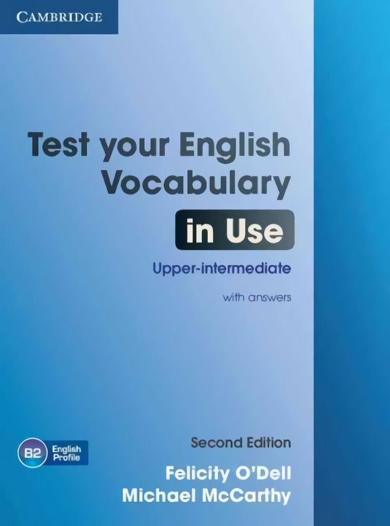 Test Your English Vocabulary in Use Upper-intermediate Book with Answers  2nd Revised edition цена | pigu.lt