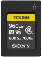 Sony atminties kortelė CFexpress 960GB Type A Tough M kaina ir informacija | USB laikmenos | pigu.lt