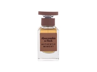 Туалетная вода Abercrombie & Fitch Authentic Moment EDT для мужчин, 50 мл цена и информация | Мужские духи | pigu.lt