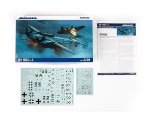 Сборная модель Eduard - Messerschmitt Bf 110G-4 Weekend edition, 1/48, 8405 цена и информация | Конструкторы и кубики | pigu.lt