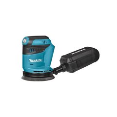 Аккумуляторная орбитальная шлифмашинка Makita DBO 180 ZJ, 18 В, 125 мм, Makpac, без аккумулятора и зарядного устройства цена и информация | Шлифовальные машины | pigu.lt