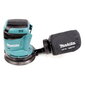 Makita DBO 180 G1 akumuliatorinis ekscentrinis šlifuoklis 18 V 125 mm + 1x baterija 6.0 Ah - be įkroviklio kaina ir informacija | Šlifuokliai | pigu.lt