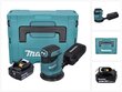 Makita DBO 180 F1J akumuliatorinis ekscentrinis šlifuoklis 18 V 125 mm + 1x baterija 3.0 Ah + Makpac - be įkroviklio цена и информация | Šlifuokliai | pigu.lt