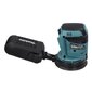 Makita DBO 180 F1 akumuliatorinis ekscentrinis šlifuoklis 18 V 125 mm + 1x baterija 3.0 Ah - be įkroviklio kaina ir informacija | Šlifuokliai | pigu.lt