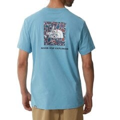 M s/s redbox tee the north face for men's blue nf0a2tx23a3 NF0A2TX23A3 цена и информация | Мужские футболки | pigu.lt