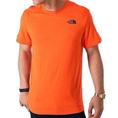 M s/s redbox tee the north face for men's orange nf0a2tx23a4 NF0A2TX23A4 цена и информация | Футболка мужская | pigu.lt