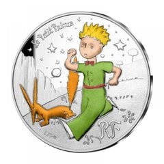 10 eurų sidabrinė moneta Mažasis Princas ir lapė, Prancūzija 2021 цена и информация | Инвестиционное золото, серебро | pigu.lt
