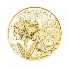 Kolekcinė 50 Eur moneta Alpių lobiai - viršūnės, auksinė kaina ir informacija | Numizmatika | pigu.lt