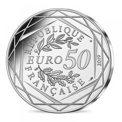 Kolekcinė 50 Eur moneta Himnas, sidabrinė kaina ir informacija | Numizmatika | pigu.lt