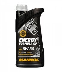 Mannol 7701-1 Energy Formula OP 5w30 variklių alyva, 1L kaina ir informacija | Variklinės alyvos | pigu.lt