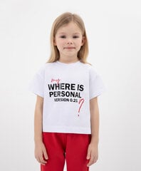 Marškinėliai mergaitėms, balti kaina ir informacija | Marškinėliai mergaitėms | pigu.lt