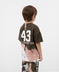 Футболка с камуфляжным принтом для мальчиков Gulliver цена и информация | Рубашка для мальчиков | pigu.lt