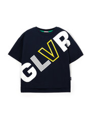 Футболка с фотопринтом и нашивками для мальчиков Gulliver, черная  цена и информация | Рубашки для мальчиков | pigu.lt