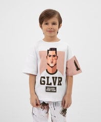 Marškinėliai berniukams, balti kaina ir informacija | Marškinėliai berniukams | pigu.lt