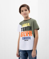 детская футболка, размер 68, цвет экрю/синий TM16449 цена и информация | Рубашка для мальчиков | pigu.lt