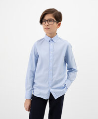 Marškiniai berniukams, mėlyni kaina ir informacija | Megztiniai, bluzonai, švarkai berniukams | pigu.lt
