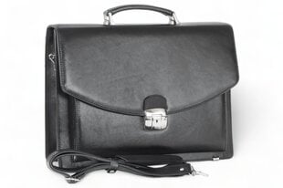 Кожаный портфель A4 5 BL 0-1 цена и информация | Мужские сумки | pigu.lt