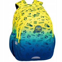 Mokyklinė kuprinė CoolPack Jerry Football F029339, 21 l, geltona mėlyna цена и информация | Школьные рюкзаки, спортивные сумки | pigu.lt