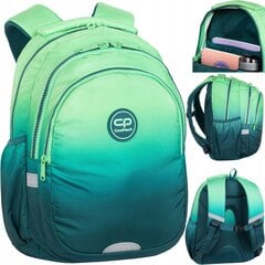 Mokyklinė kuprinė CoolPack Jerry Gradient Blue Lagoon, 21 l цена и информация | Школьные рюкзаки, спортивные сумки | pigu.lt