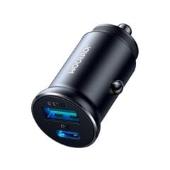 Joyroom JR-CCN05 30W USB-A USB-C mini car charger - black цена и информация | Зарядные устройства для телефонов | pigu.lt