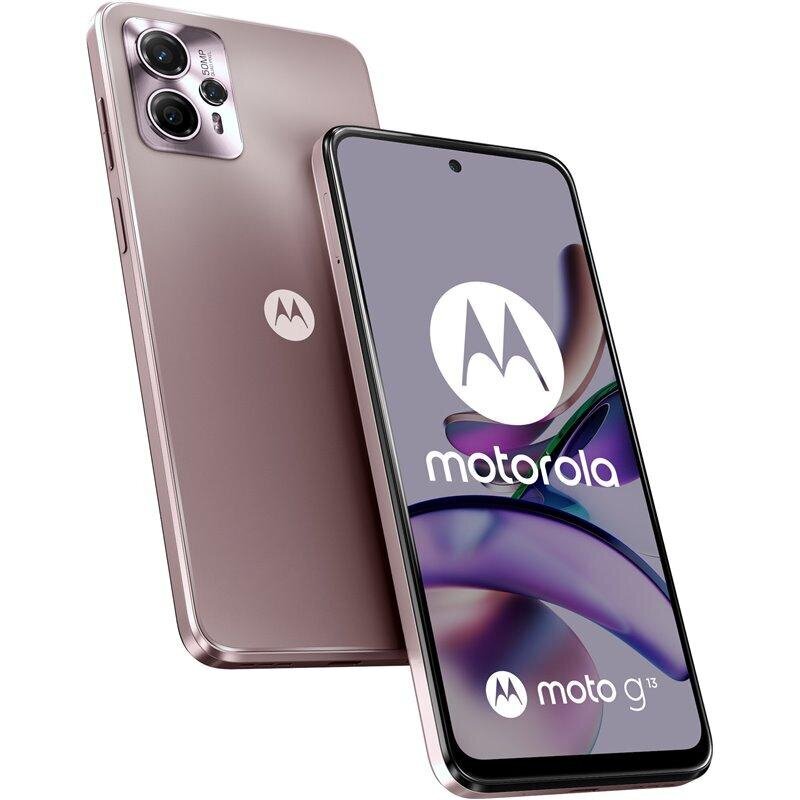 Motorola Moto G13 Rose Gold kaina ir informacija | Mobilieji telefonai | pigu.lt