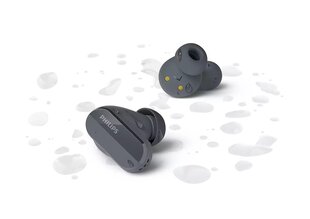 Philips TAT3508BK|00 Bluetooth наушники с smartphone control и микрофоном (IPX4) цена и информация | Теплая повязка на уши, черная | pigu.lt